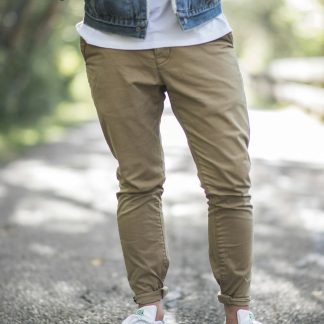Ygk5T8 Men's Straight Fit Chino Pants — Cotton Twill